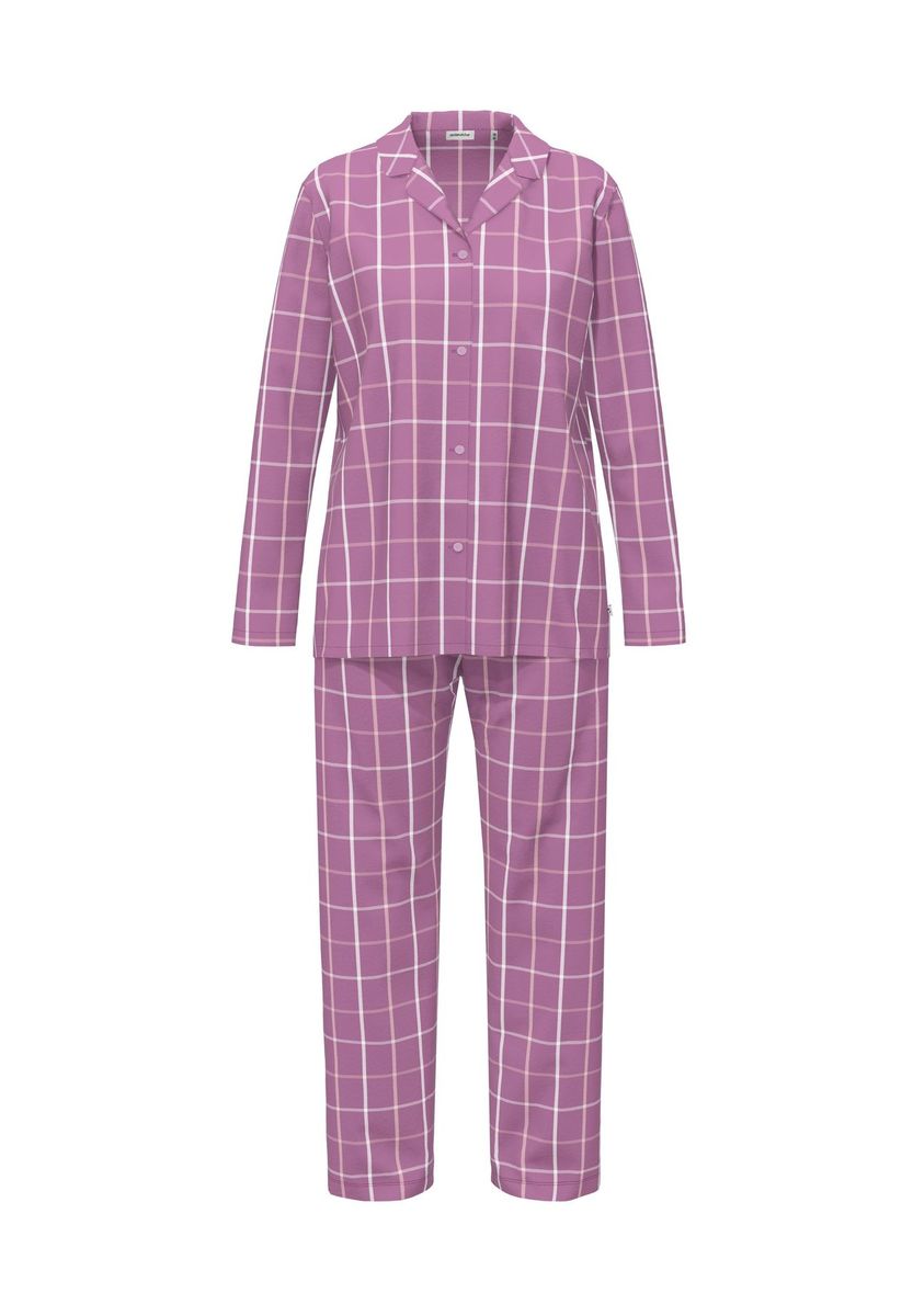 Klassischer Flanell-Pyjama mit Karomuster