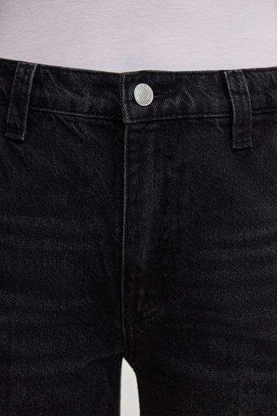 Weite Jeans mit hoher Taille