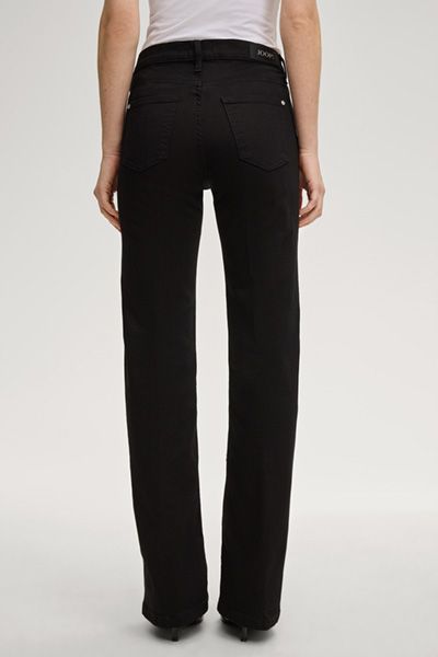 Hochtaillierte Bootcut-Jeans mit Schlag