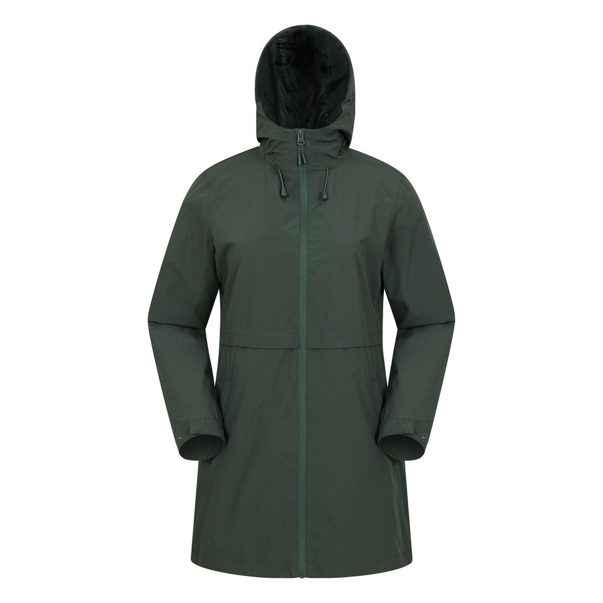 Leichter wasserfester Parka mit Kapuze