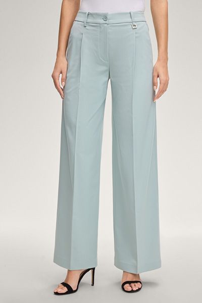High-Waist Marlenehose mit Bügelfalten