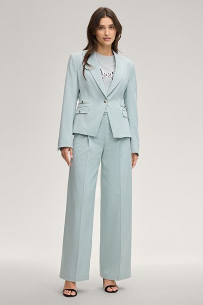 High-Waist Marlenehose mit Bügelfalten