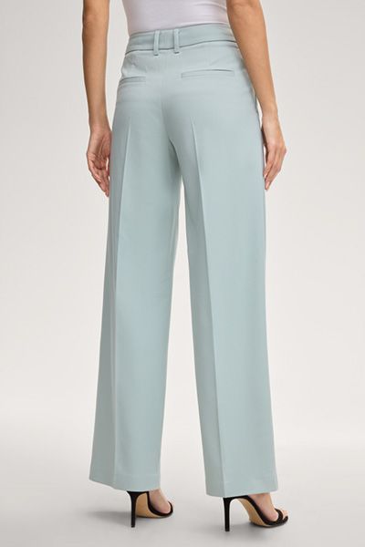 High-Waist Marlenehose mit Bügelfalten