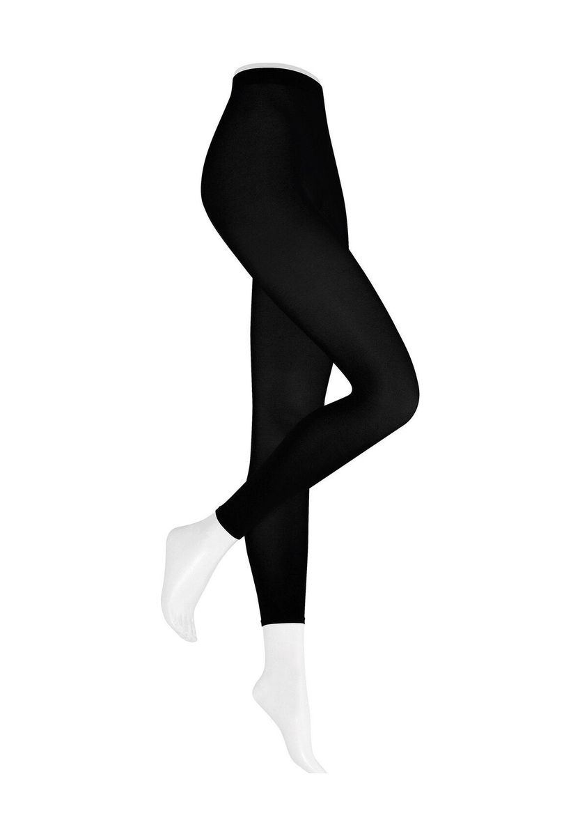Blickdichte High-Waist Baumwoll-Leggings
