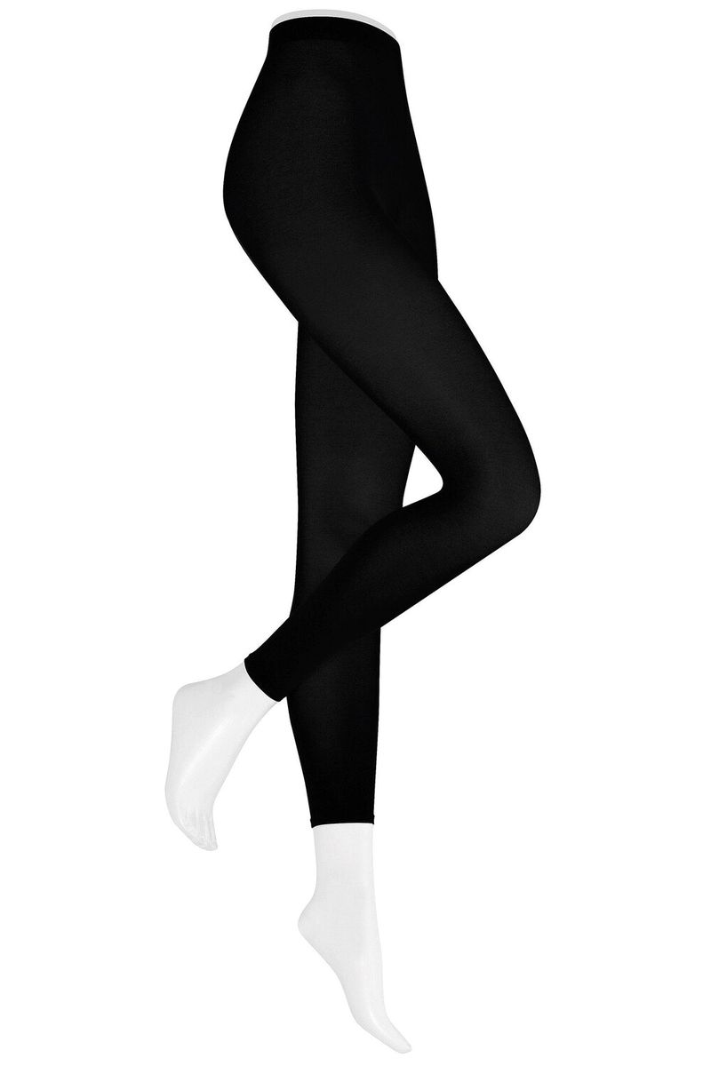 Blickdichte High-Waist Baumwoll-Leggings