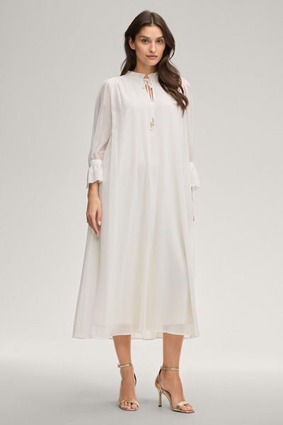 Elegantes Midi-Kleid mit Rüschendetails