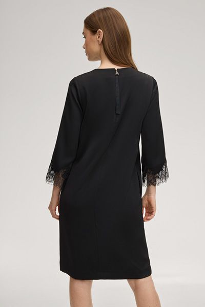 Fließendes Shiftkleid mit Spitze