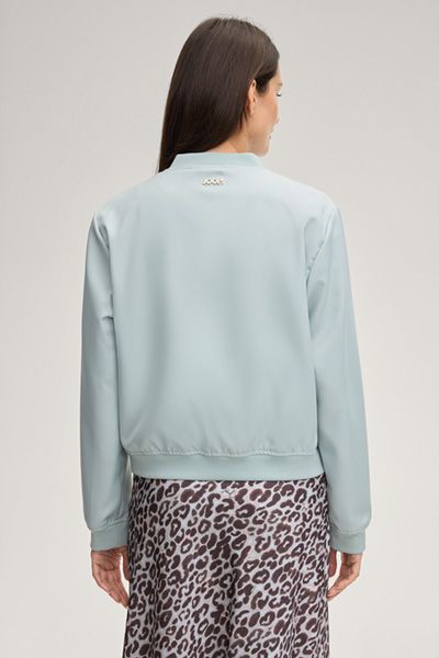 Minimalistische Blouson-Jacke mit Druckknöpfen