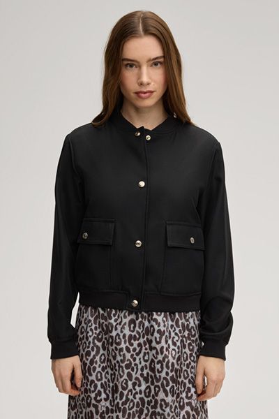 Minimalistischer Blouson mit Druckknöpfen