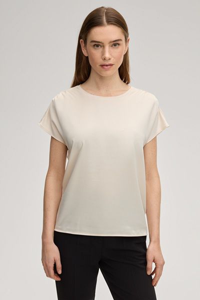 Elegantes Satin-Top mit Flügelärmeln