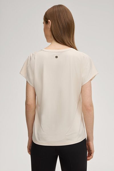 Elegantes Satin-Top mit Flügelärmeln