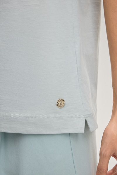 Lässiges Logo-Shirt mit Glitzerschrift