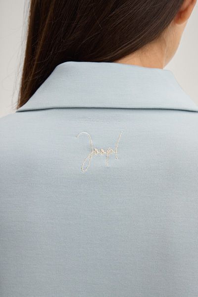 Modal-Sweatshirt mit Polokragen