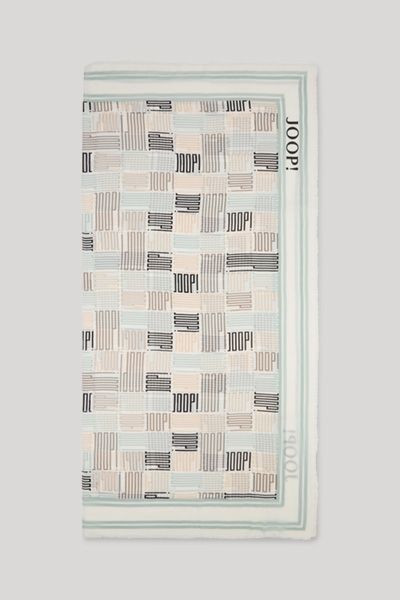 Leichtes Tuch mit geometrischem Logoprint