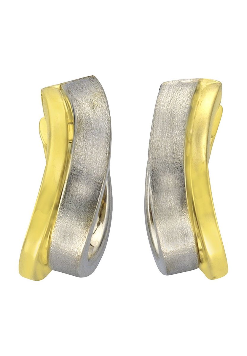 Elegante Bicolor Gold-Creolen