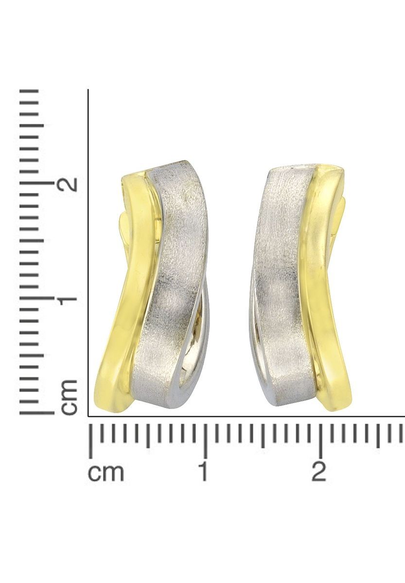 Elegante Bicolor Gold-Creolen