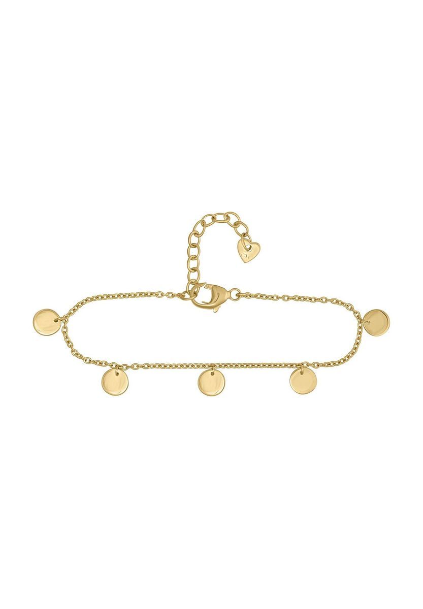 Filigranes Plättchen-Armband aus Gold