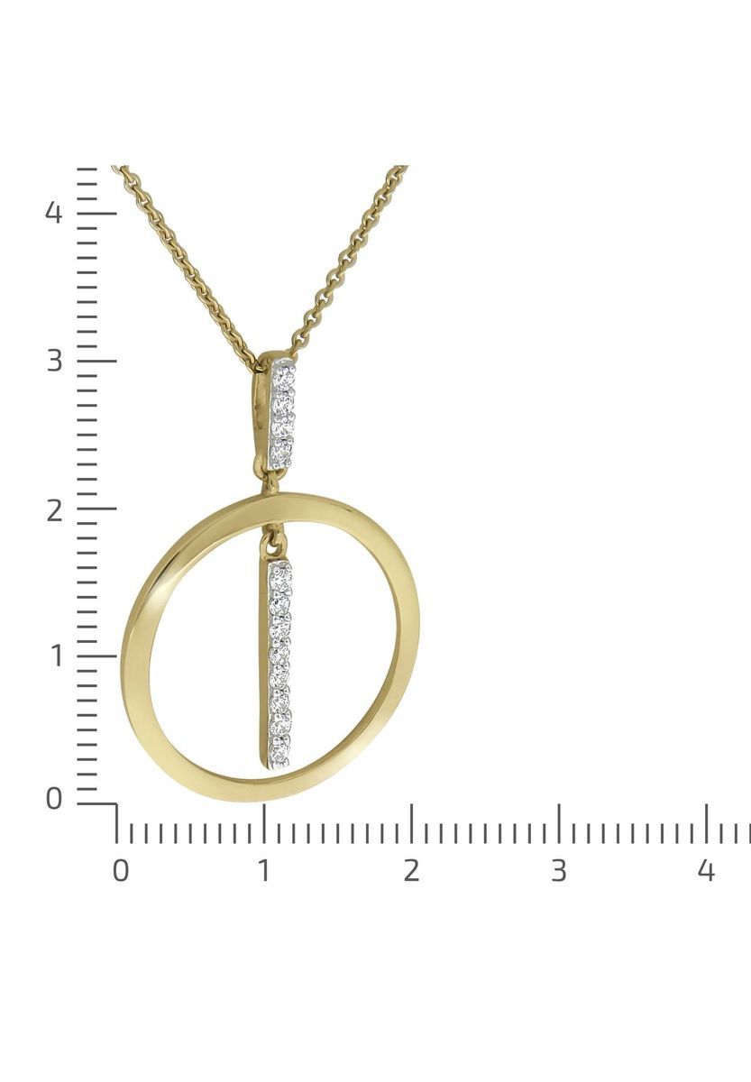 Geometrischer Kreisanhänger mit Stab