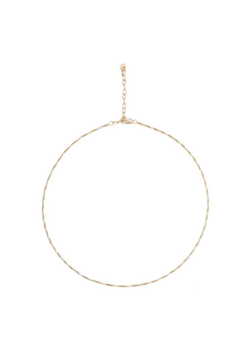 Elegantes gedrehtes Schlangenkette Collier