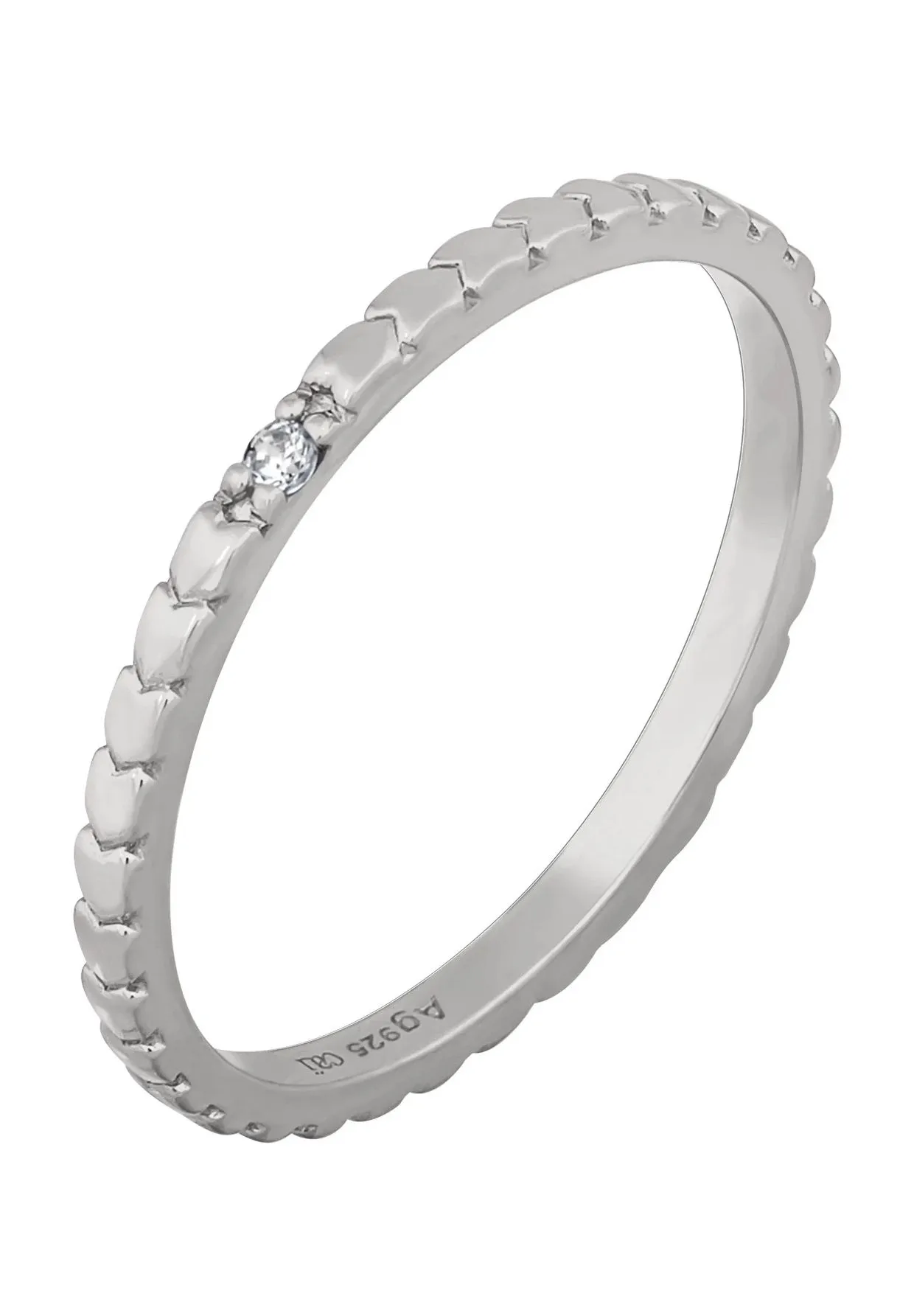 Ewigkeitsring mit Herz-Ausschnitten