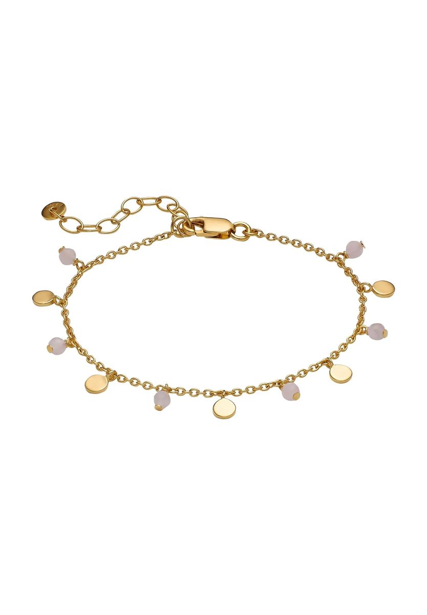 Elegantes Gliederkettenarmband mit Anhängern