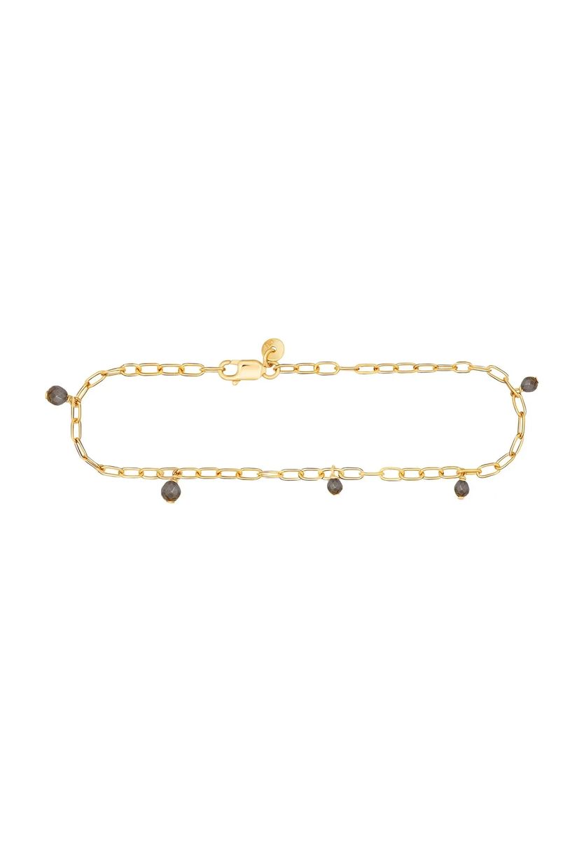 Elegantes Gliederkettenarmband mit Anhängern