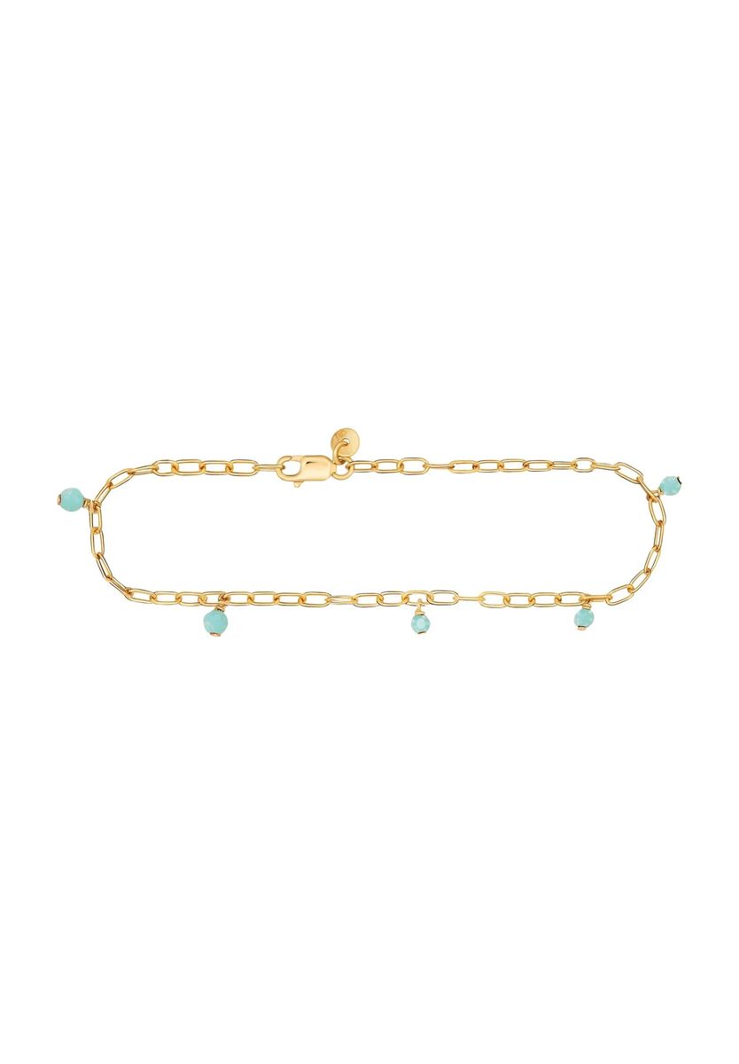 Elegantes Gliederkettenarmband mit Anhängern