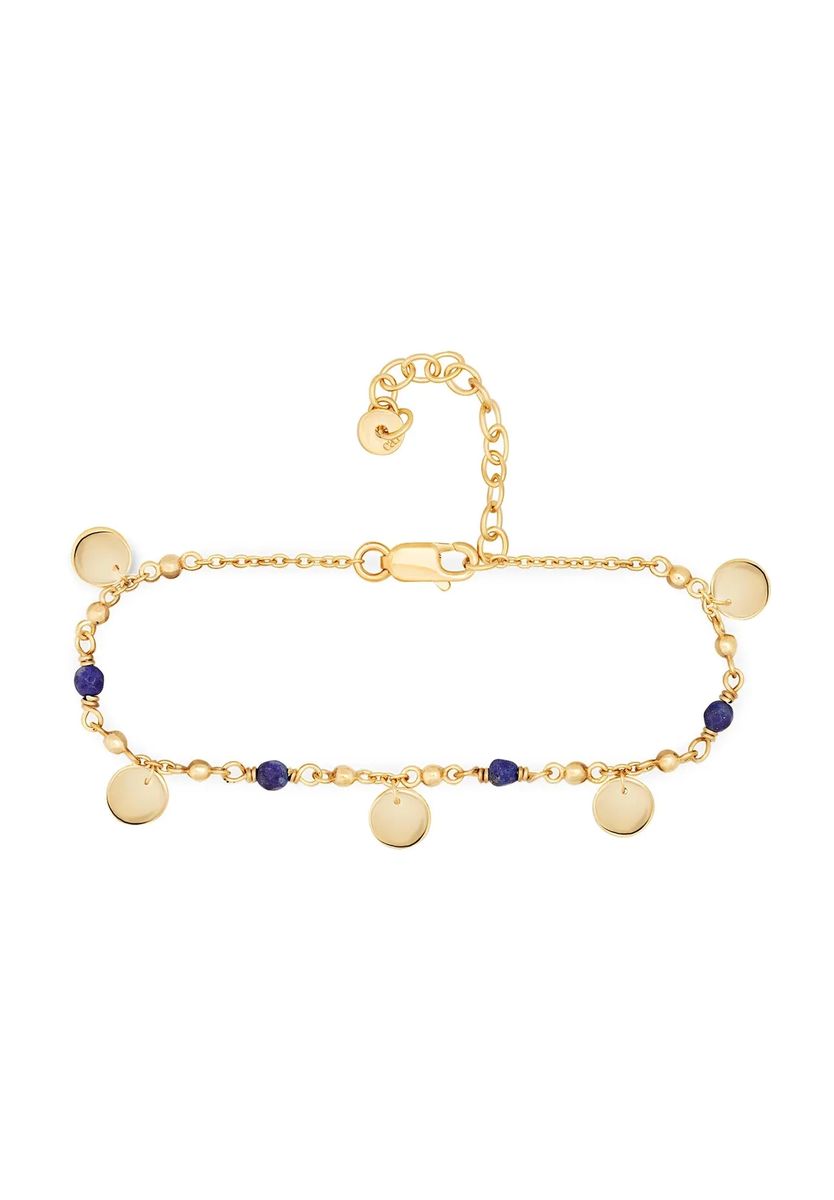 Elegantes Gliederkettenarmband mit Anhängern