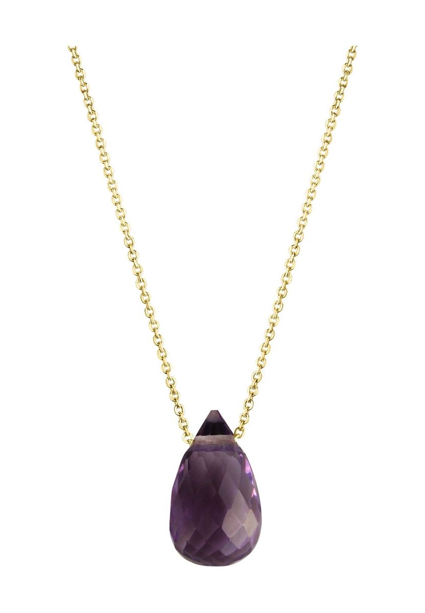 Halskette mit Amethyst-Tropfen