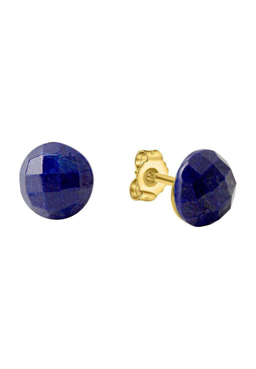 Elegante facettierte Edelstein Ohrstecker