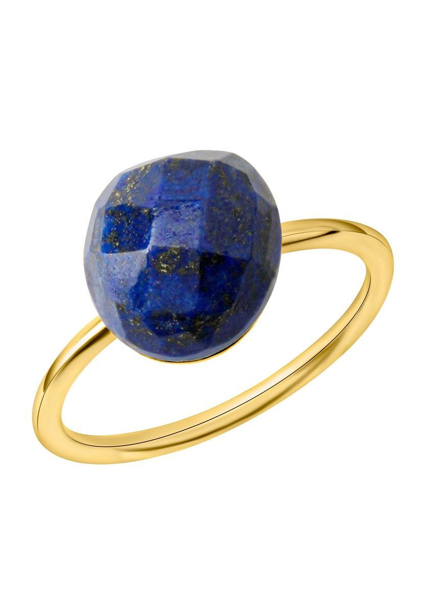 Ring mit facettiertem Lapislazuli