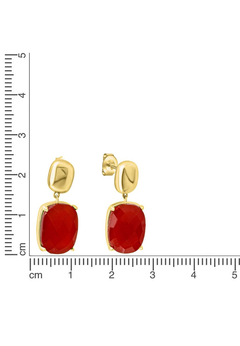 Elegante Ohrhänger mit Chalcedon