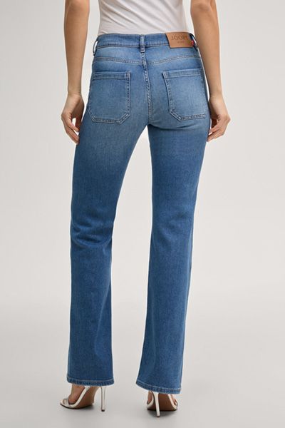 Bootcut-Jeans mit hoher Taille