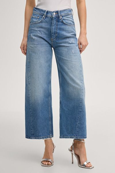 Maxine High-Rise Jeans mit Destroyed-Effekten
