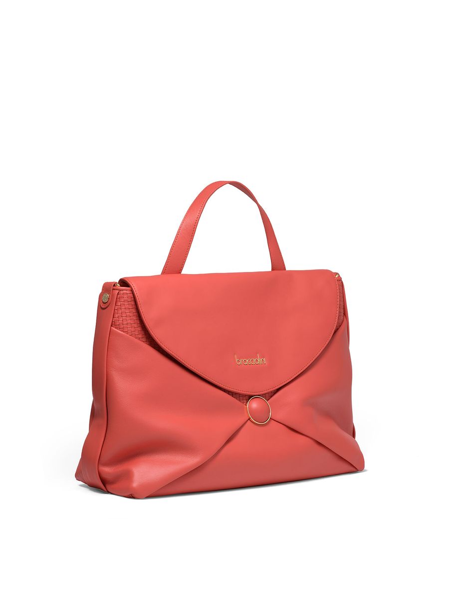 Elegante Henkeltasche im Briefumschlag-Design