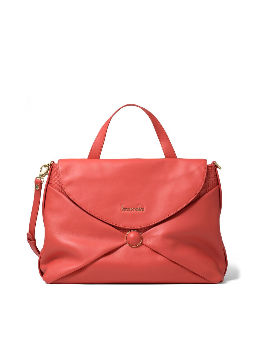 Elegante Henkeltasche im Briefumschlag-Design