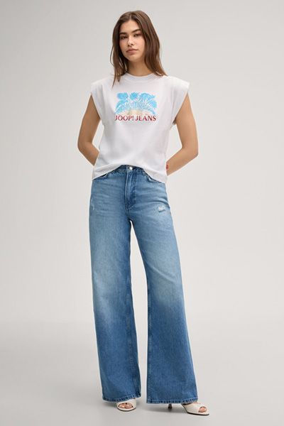 Weit geschnittene Maila Denim Jeans