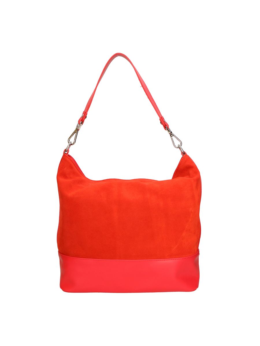 Elegante geflochtene Leder-Pochette-Tasche