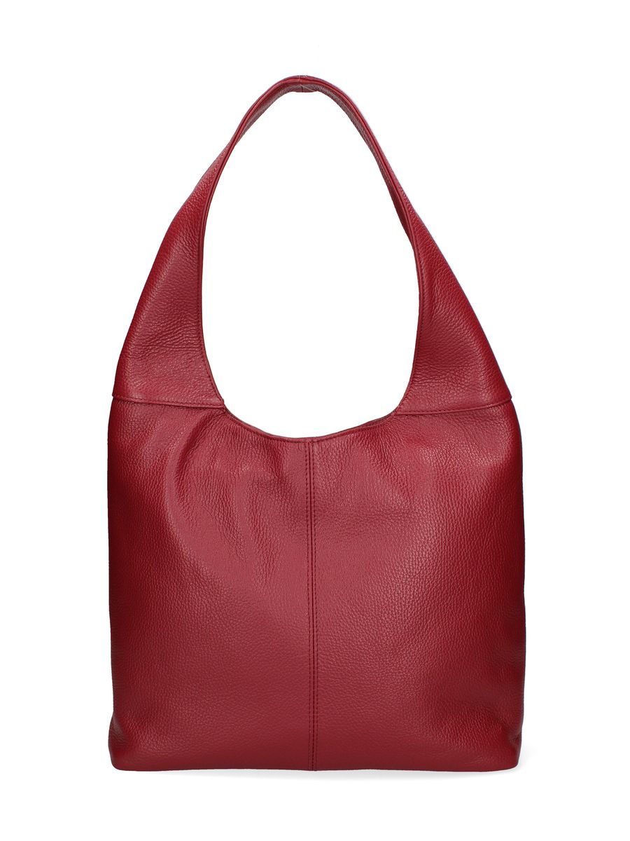Schicke Ledertasche mit Flechtgriff
