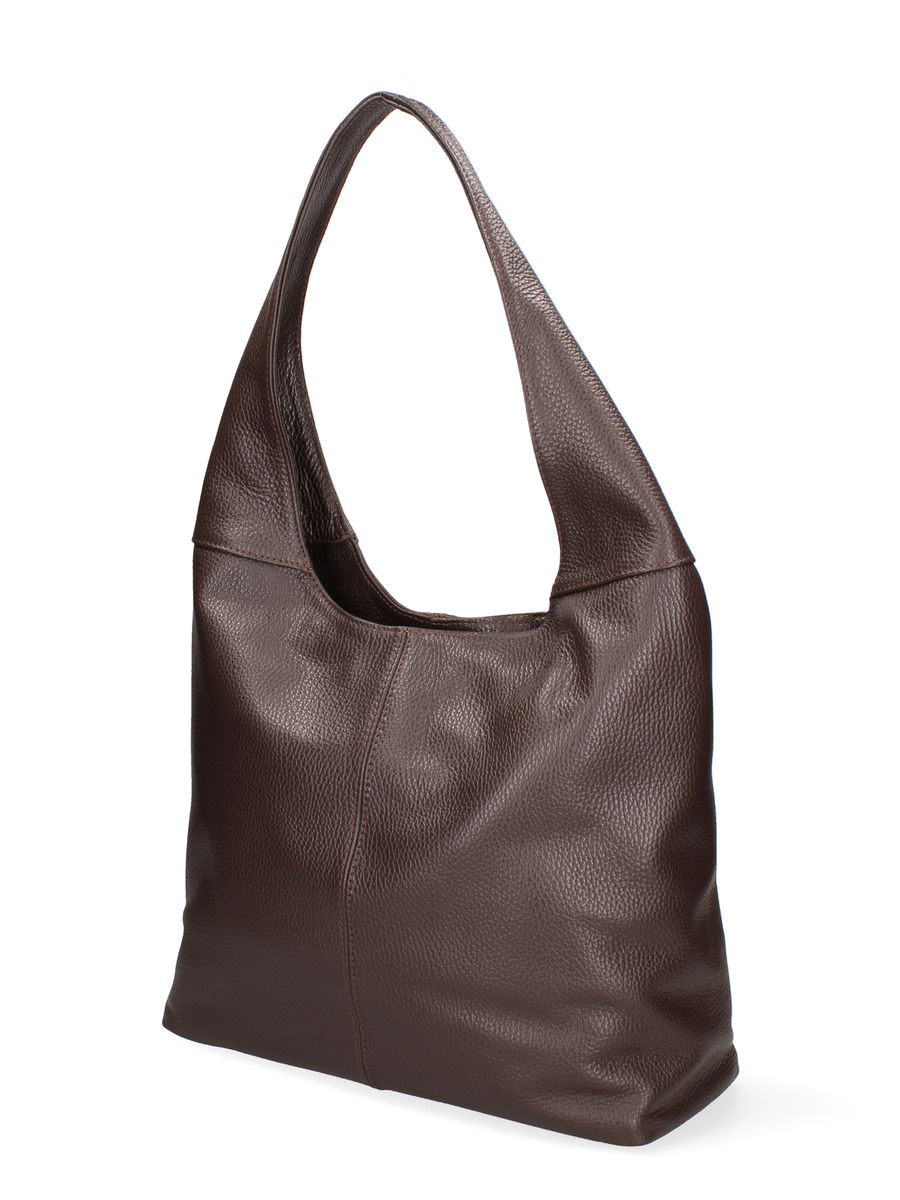 Schicke Ledertasche mit Flechtgriff
