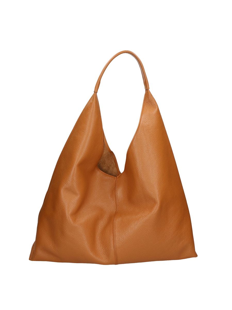 Schicke Ledertasche mit Flechtgriff