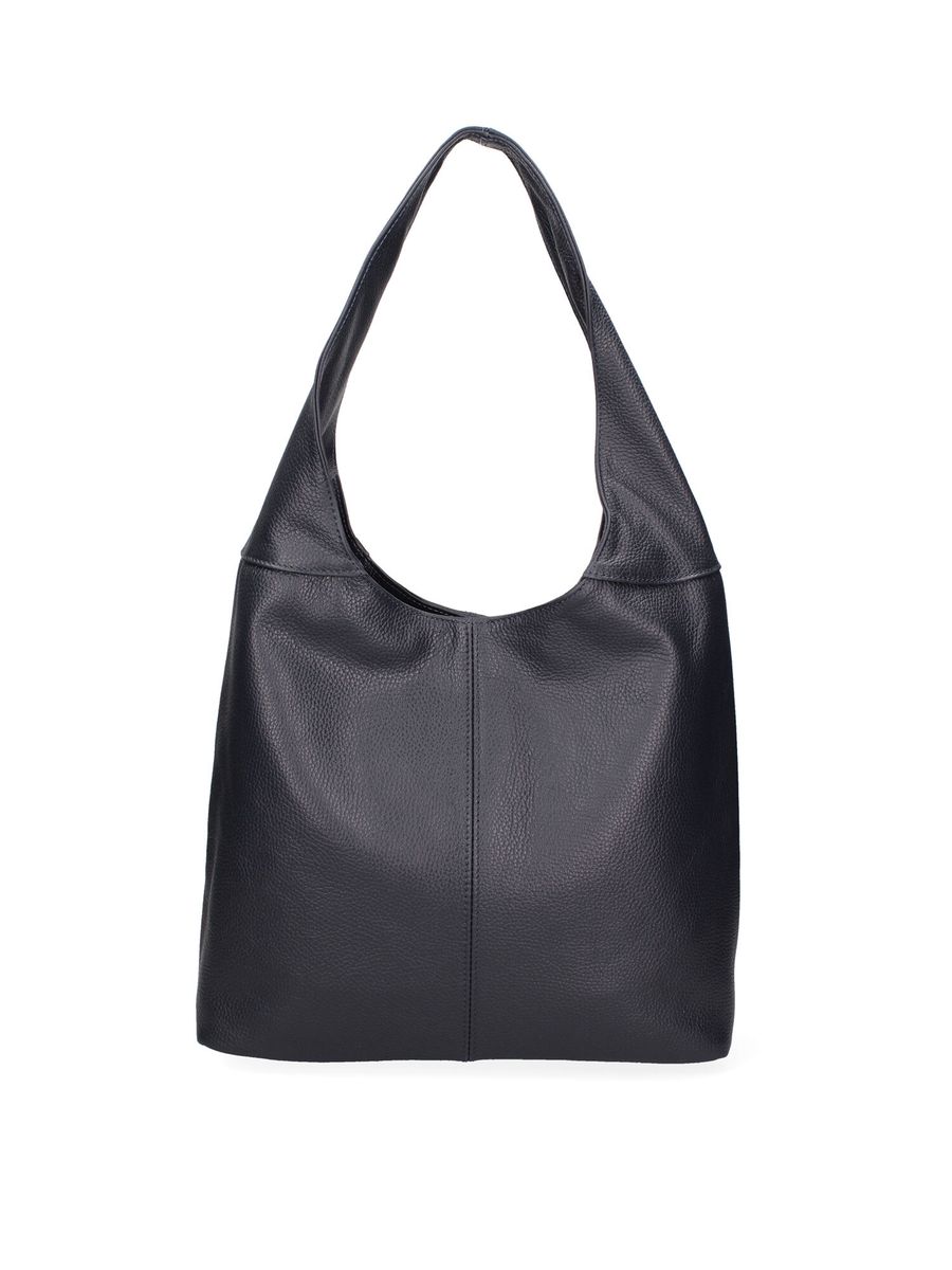 Schicke Ledertasche mit Flechtgriff