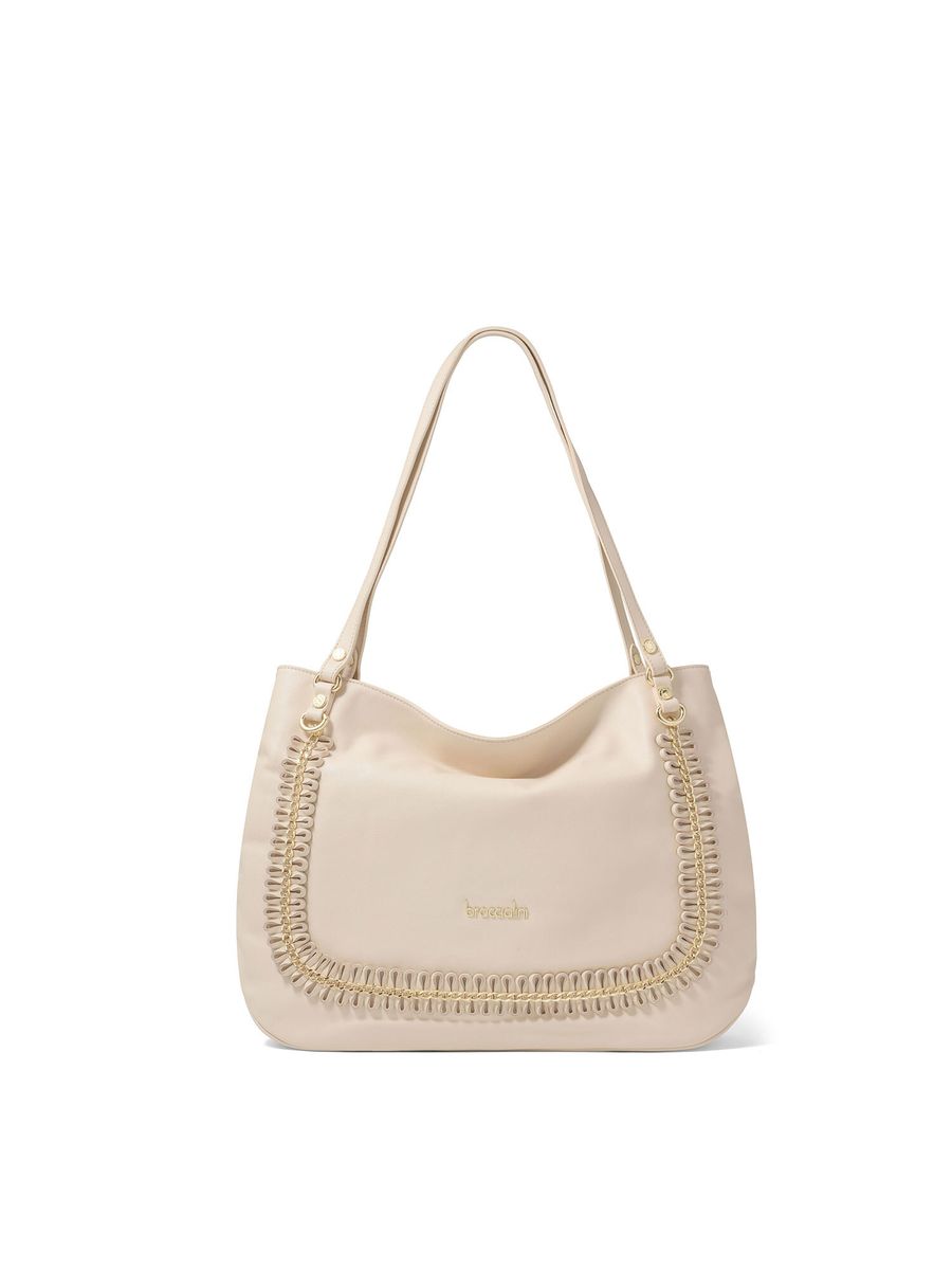 Hobo-Tasche aus genarbtem Kunstleder