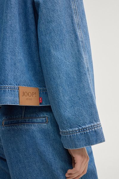 Jeansjacke im verkürzten Blouson-Stil