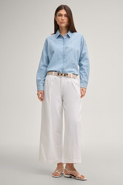 Lässige Jeansbluse aus Baumwolle