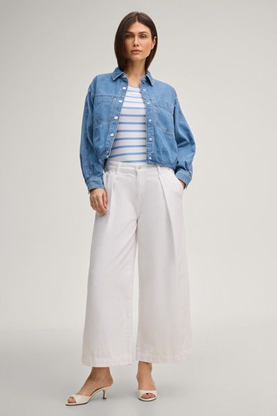 Leichte Jeans-Blousonjacke im Kurzstil