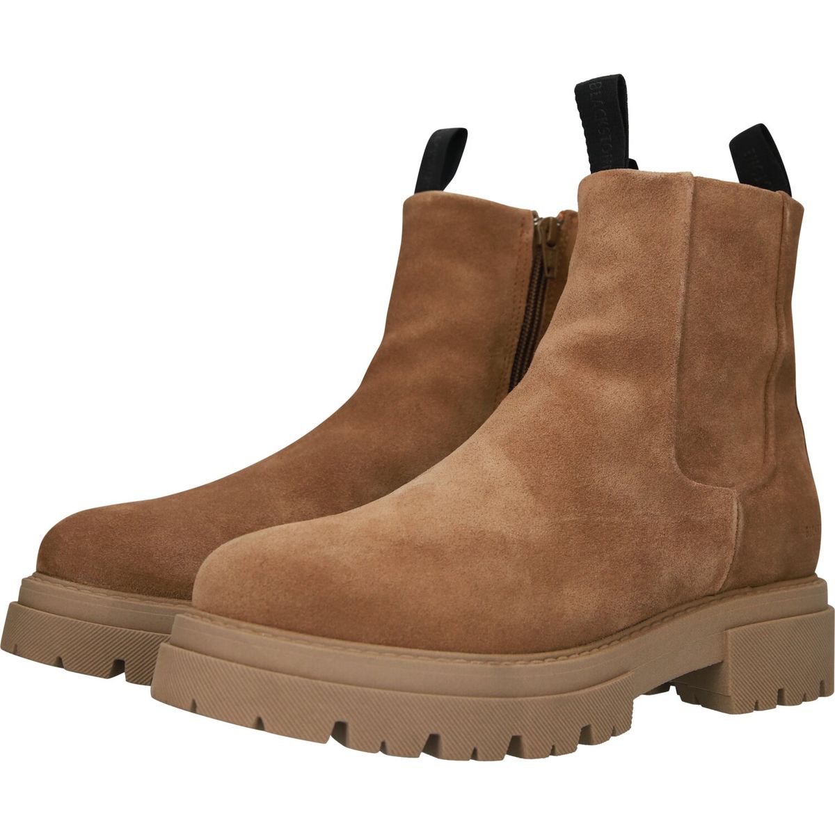 Gefütterte Chelsea-Boots aus Wildleder