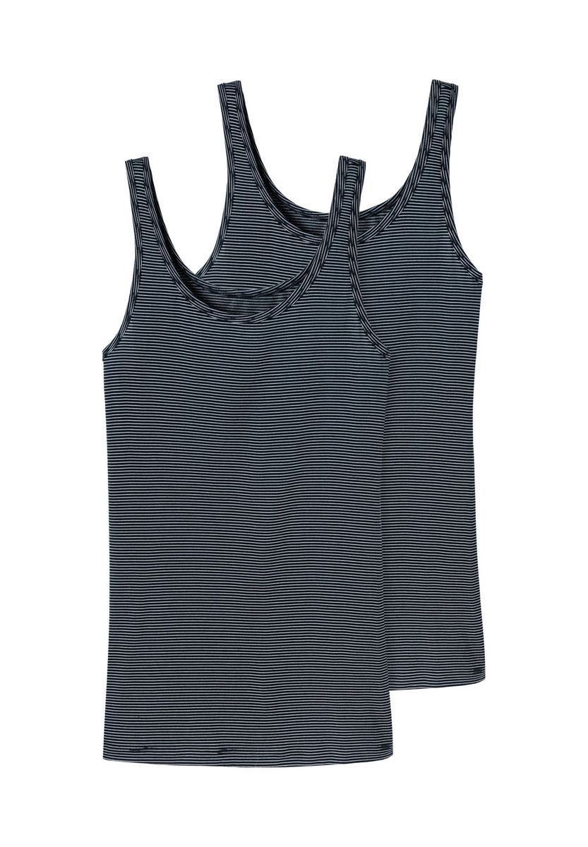 Gestreiftes Trägertop aus Modal-Jersey