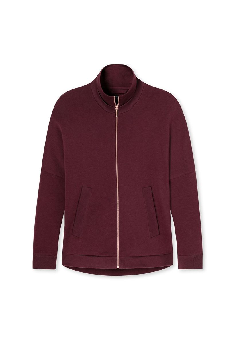 Lässige Sweatjacke mit Reißverschluss