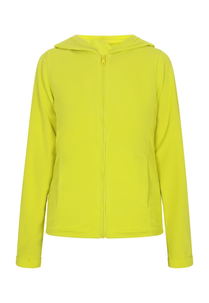 Kapuzenfleecejacke im Regular Fit